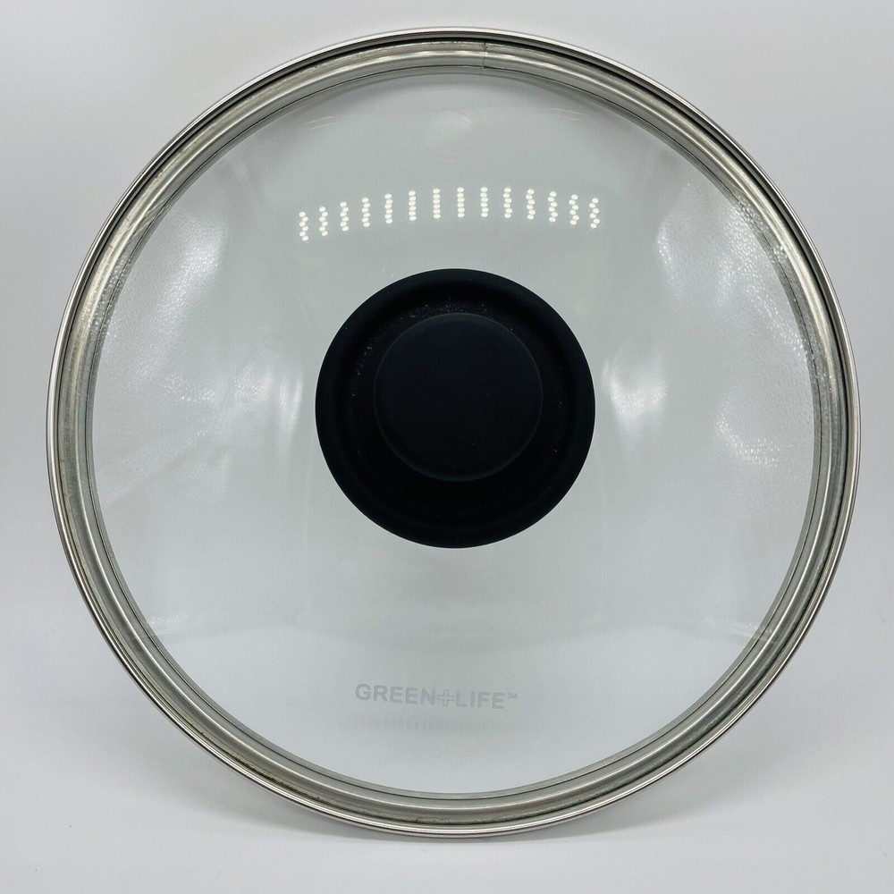 Green Life Replacement Lid for 8.5 Inch Pots Pans Black Knob Handle